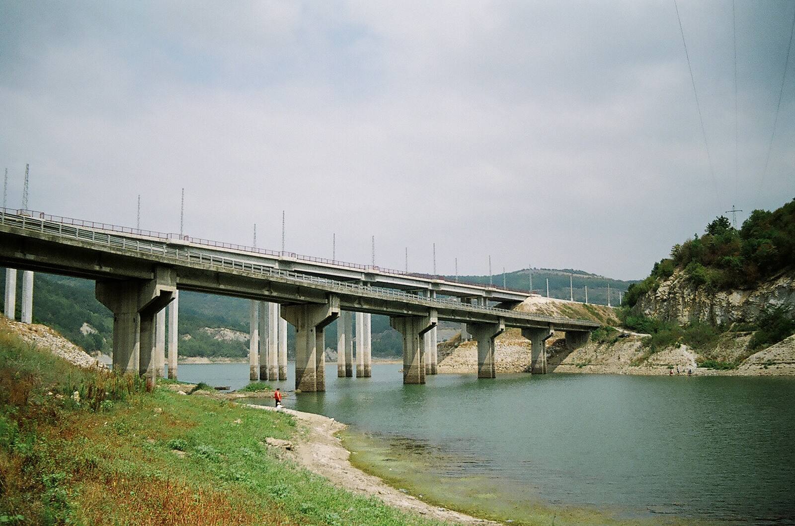 Viaduct over the reservoir