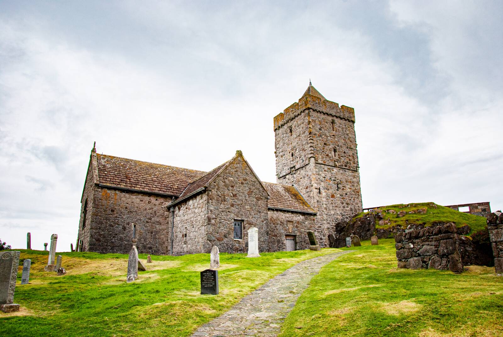 St Clement's church at Rodel
