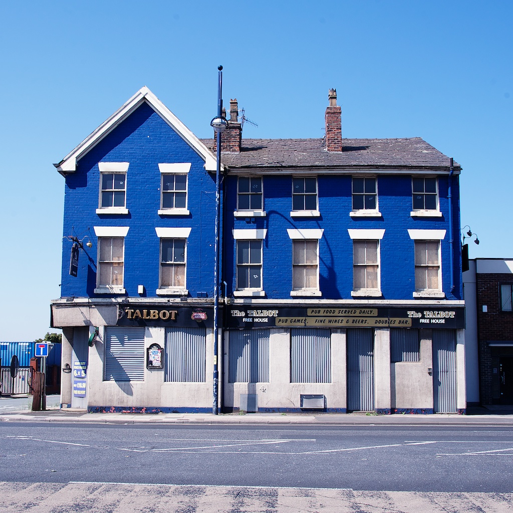 the talbot, in blue